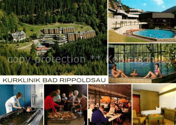 Bad Rippoldsau-Schapbach Kurklinik Fliegeraufnahme Frei und Hall