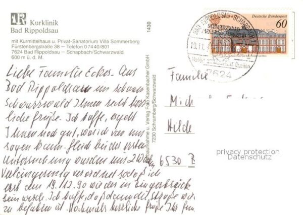 Bad Rippoldsau-Schapbach Kurklinik Fliegeraufnahme Frei und Hall – Bild 2
