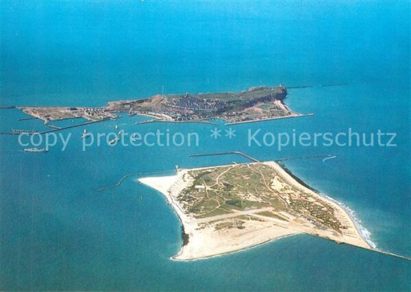 Helgoland Fliegeraufnahme mit Badedüne