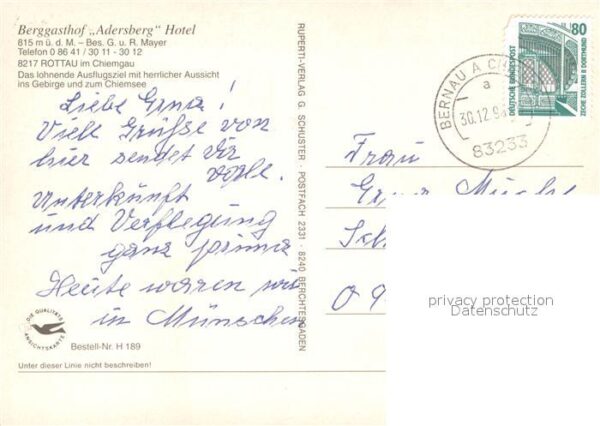 Rottau Chiemgau Berggasthof Adersberg Hotel mit Gederer – Bild 2
