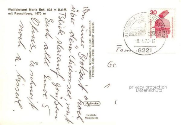 Maria Eck Wallfahrtskirche Maria Eck mit Rauschen – Bild 2