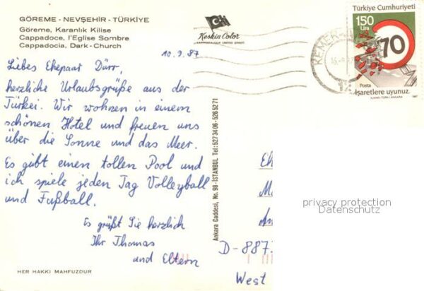 Goereme Nevsehir Göeme Karanlik Kilise – Bild 2