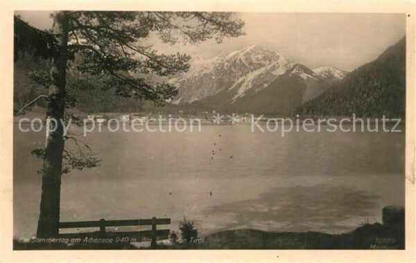 Achensee Partie am See