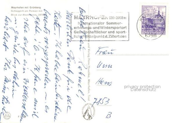Mayrhofen Zillertal Schlepplift Penken Ahornspitze – Bild 2