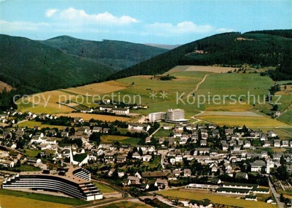 Willingen Sauerland Fliegeraufnahme Sauerland-Stern Kurklin