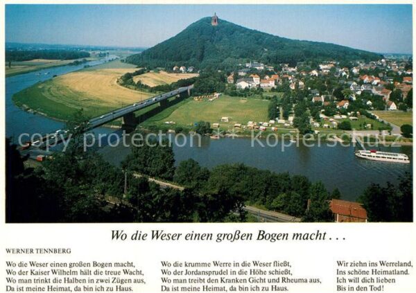 Porta Westfalica Witekindsberg Kaiser-Wilhelm-Denkmal