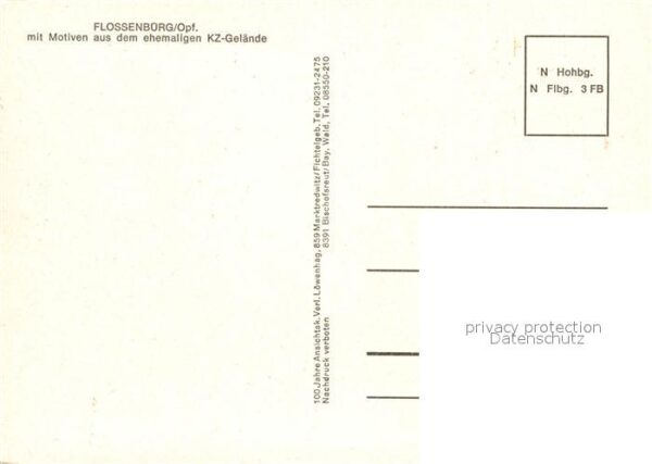 Flossenbuerg Platz der Nationen Sühnekapelle Jesus i – Bild 2