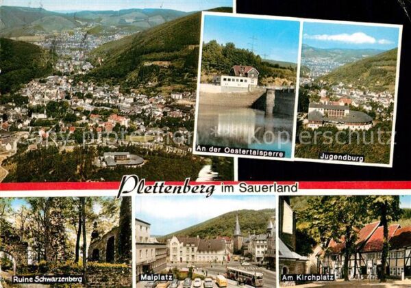 Plettenberg Marktplatz Ruine Schwarzenberg Kirchpla