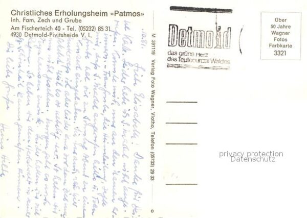 Pivitsheide Vogtei Lage Christliches Erholungsheim Patmos – Bild 2