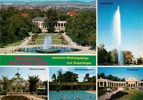 Oeynhausen Bad Wandelhalle Jordansprudel Kurhaus-Casin