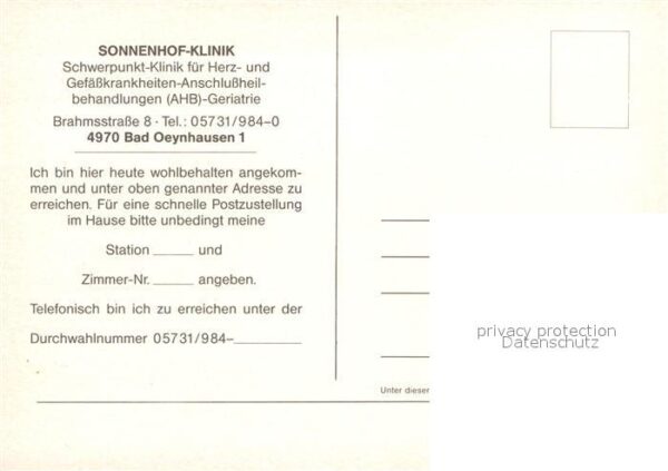 Bad Oeynhausen Sonnenhof-Klinik – Bild 2