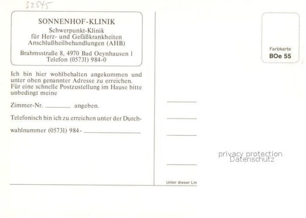 Bad Oeynhausen Sonnenhof-Klinik Kurpark Kurhaus – Bild 2