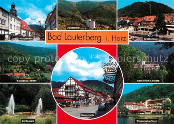 Bad Lauterberg Hauptstrase Glockenspiel Sanatorium Pla