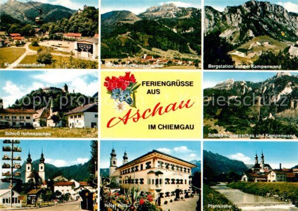Aschau Chiemgau Schloss Hohenaschau Pfarrkirche Hotel P