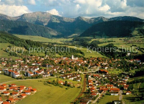 Oberstaufen Fliegeraufnahme Hochgrat Rindalphorn