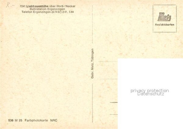 Horb Neckar Liebfrauenhöhe – Bild 2