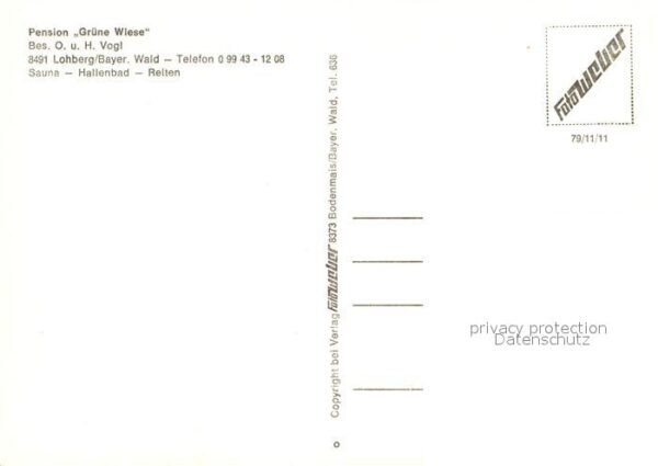 Lohberg Lam Pension Grüne Wiese – Bild 2