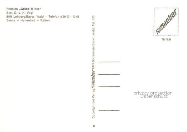 Lohberg Lam Pension Grüne Wiese – Bild 2