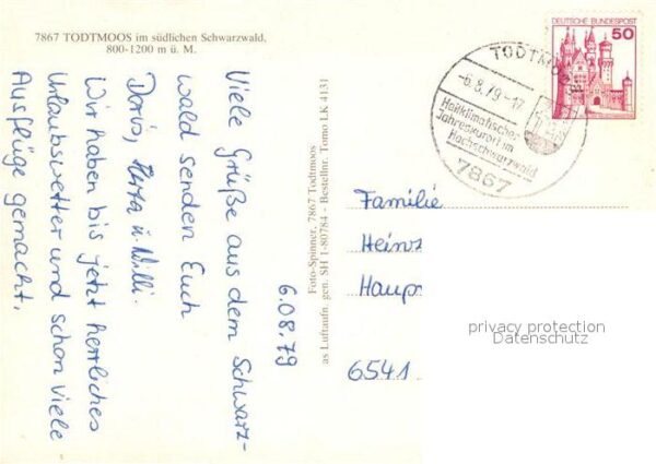 Todtmoos Fliegeraufnahme Hockkopf – Bild 2