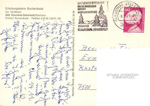 Clausthal-Zellerfeld Erholungsheim Buntenbock – Bild 2