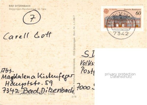Bad Ditzenbach Fliegeraufnahme Deggingen-Reichenbach – Bild 2