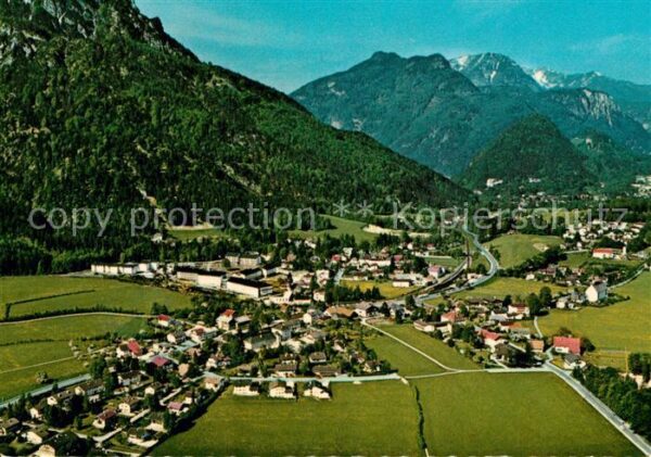 Bayerisch Gmain Fliegeraufnahme mit Müllnerhorn und Ris