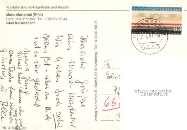 Kaisersesch Maria Martental Wallfahrtskirche Innere – Bild 2