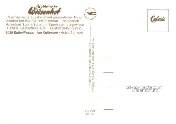 Fissau Idyllischer Wiesenhof am Kellersee Flie – Bild 2