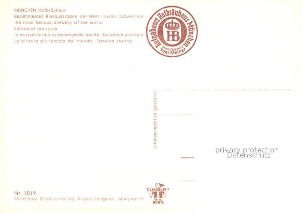 Muenchen Hofbräuhaus – Bild 2