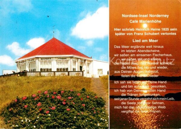 Norderney Nordseebad Cafe Marienhöhe