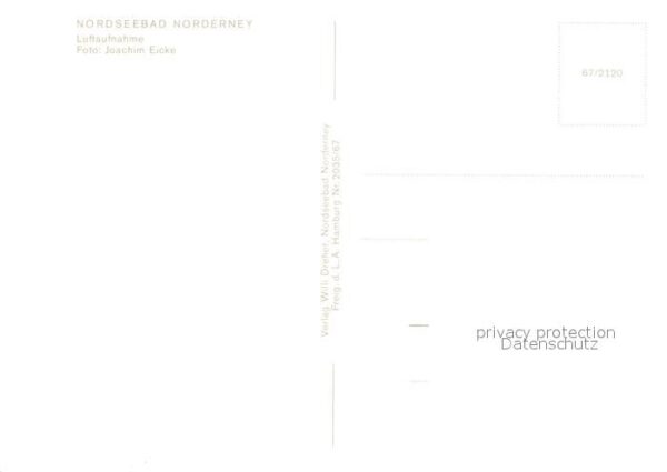 Norderney Nordseebad Fliegeraufnahme – Bild 2