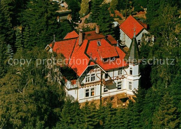 Bad Sachsa Harz Haus Bellevue Fliegeraufnahme