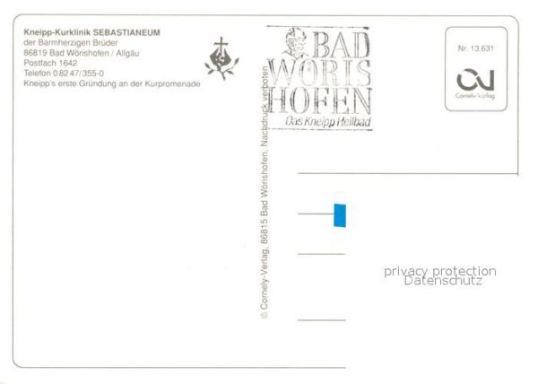 Bad Woerishofen Kneipp Kurklinik Sebastianeum Aufenthal – Bild 2