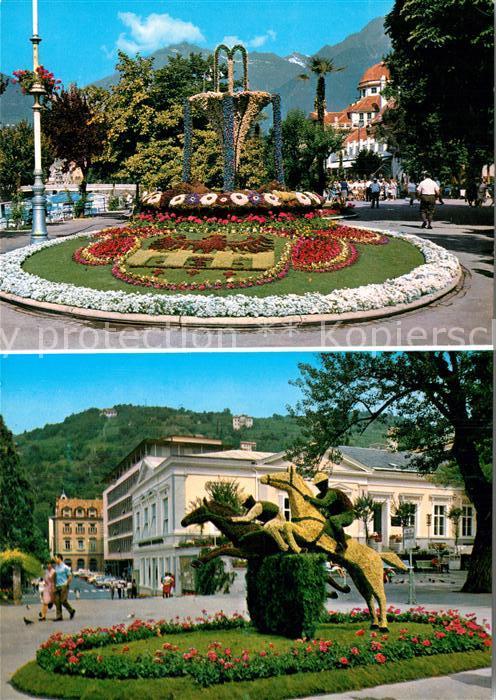 Merano Meran Kurpromenade Sonnenuhr