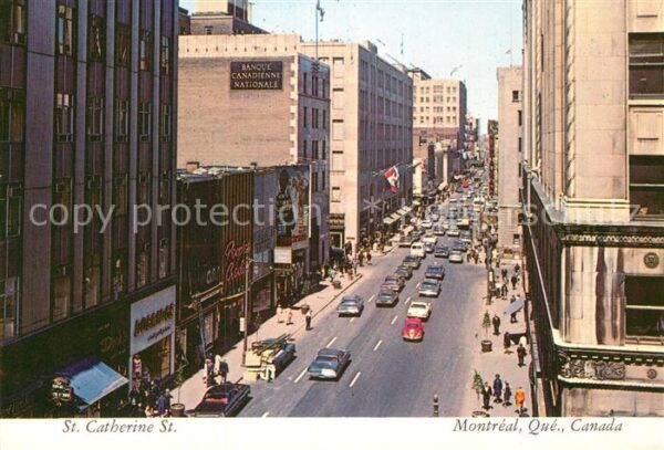 Montreal Quebec St Catherine Street