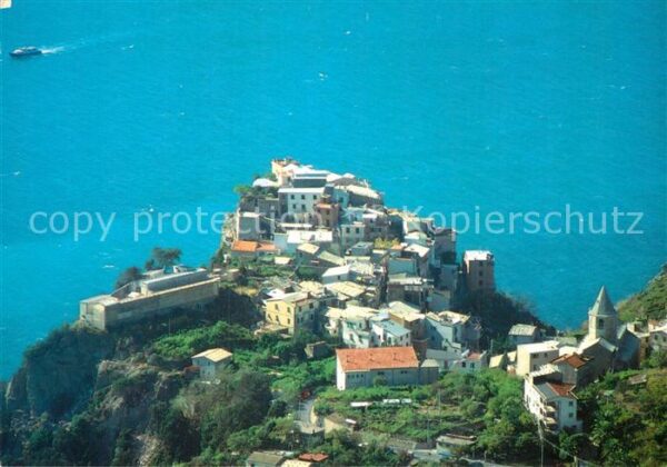 Corniglia Cinque Terre Fliegeraufnahme