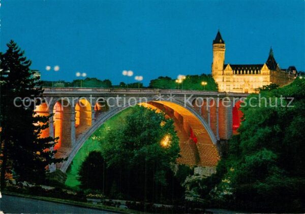 LUXEMBOURG  Luxemburg Pont Adolphe et Caisse d_Espargne