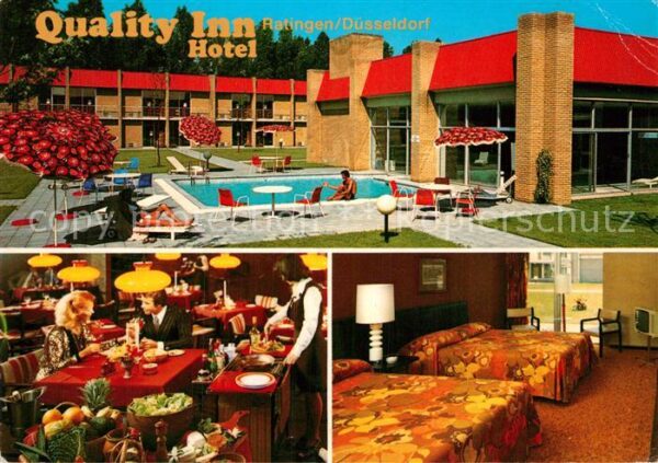 Ratingen Quality Inn Hotel Gastraum Gästezimmer