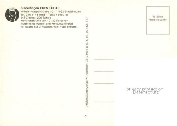 Sindelfingen Crest Hotel Fliegeraufnahme Schwimmbad – Bild 2