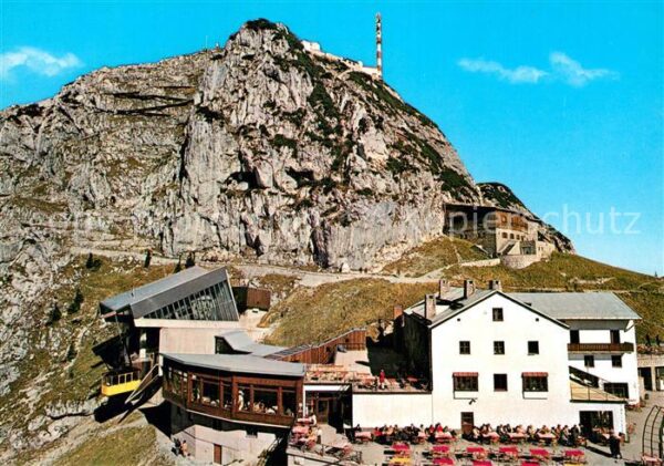 Wendelsteinhaus mit Seilbahnstation Sonnenobservatorium