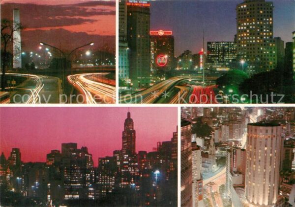 São Paulo Views of the city by night