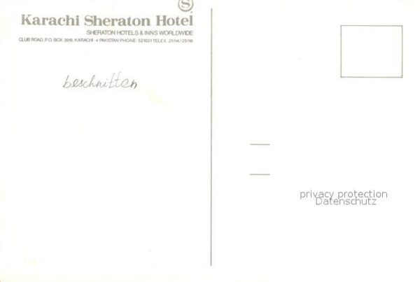 Karachi Sheraton Hotel – Bild 2