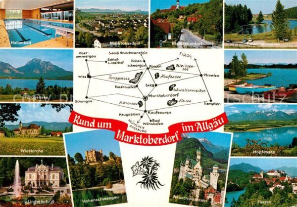 Marktoberdorf Hallenbad Wieskirche Linderhof Hopfense