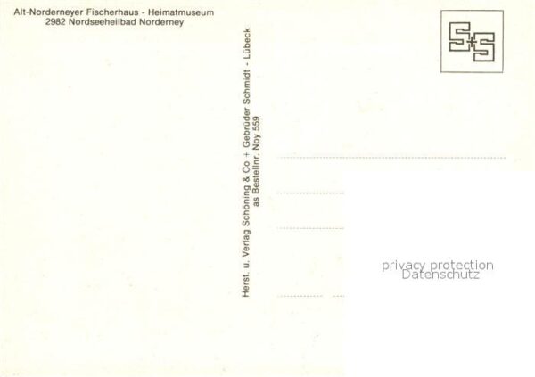 Norderney Nordseebad Fischerhaus Heimatmuseum – Bild 2