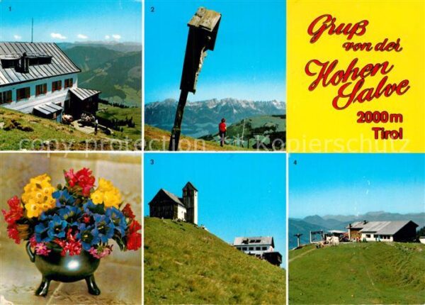 Hopfgarten Brixental Hohe Salve Gipfelhaus Bergkreuz Wilder