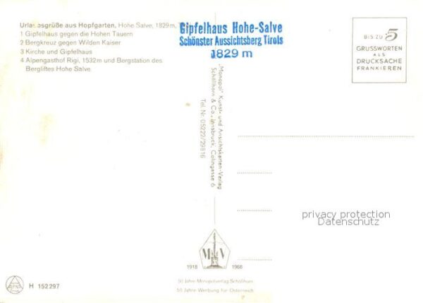 Hopfgarten Brixental Hohe Salve Gipfelhaus Bergkreuz Wilder – Bild 2