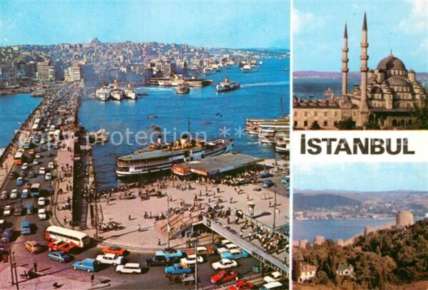 Istanbul Constantinopel Hafen Dampfer
