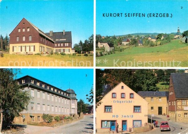 Seiffen Erzgebirge Erholungsheim Berghof Spielzeugmuseum E