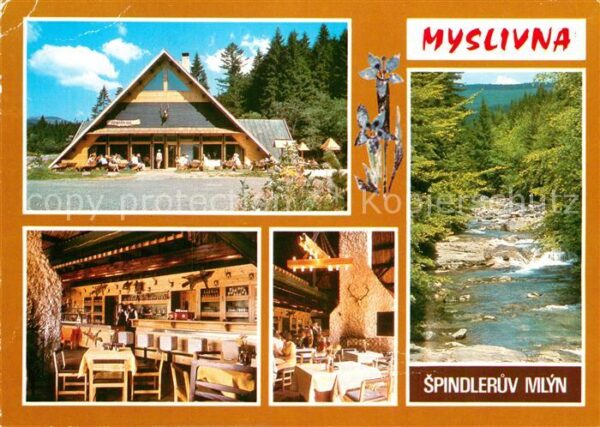 Spindleruv Mlyn Spindlermuehle Stylova restaurace  Myslivna u Divcich
