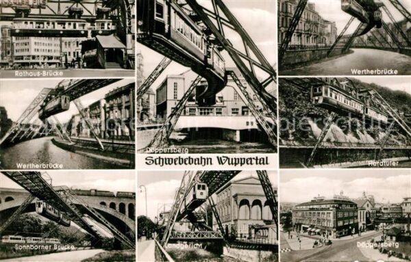 Wuppertal Rathaus Brücke Werther Brücke Döppersbe